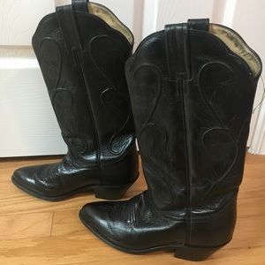 Dan Post Black Cowboy Boots